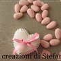 12 scatoline bomboniere in polvere di ceramica a forma di cuore