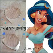 Collana JASMINE Aladino girocollo oro cosplay cartone 