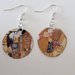 Orecchini con opera di Klimt