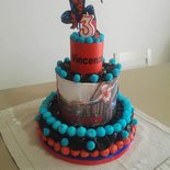 Torta di caramelle Spider-Man - Feste - Decorazioni - di Carolina