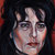 Ritratto Anna Magnani tecnica mista su cartoncino disegno a mano roma cinema