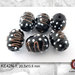 20 Perle in vetro Nero - Ovale - 20,5 x 13,5 mm - Ideale per creazione bigiotteria