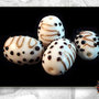 20 Perle in vetro Bianco - Ovale - 20,5 x 13,5 mm - Ideale per creazione bigiotteria