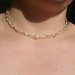 Meghan Markle Duchessa del Sussex Ispirato collana girocollo regalo pietra di luna oro