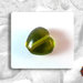30 Perle vetro - colore Verde Acido - Cuore - 9 x 15 mm - Creazione Gioielli