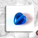 30 Perle vetro - colore Turchese azzurro - Cuore - 9 x 15 mm - Creazione Gioielli