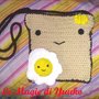 Borsa kawaii toast con uovo