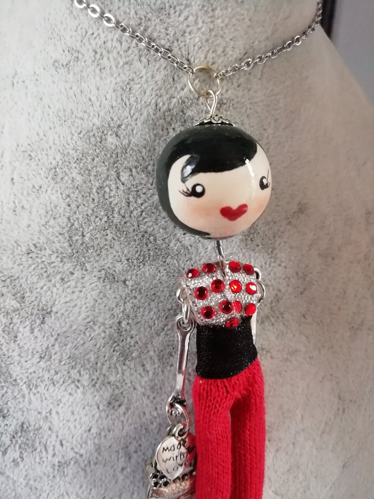 LOVE YOUR CITY Collana per bambini con cane, collana con ciondolo piccolo bulldog francese, regalo per ragazze, bambini, in argento sterling 925, regolabile da 42 a 45 cm, Argento sterling