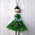 Collana con ciondolo bambolina francese. French doll pendant necklace.