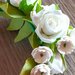 Romantico cerchietto di fiori bianchi