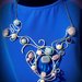Collana in filo di alluminio e perle colorate fatta a mano - 1000 PERLE