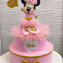 Torta scenografica Minnie❤️ Nascita ❤️ Benvenuta Siria