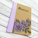 NOTES ramo di fiori lilla