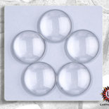 100 Cabochon In Vetro Trasparente, 10 Mm E 12 Mm, Rotondi Con Retro Piatto E Cupola, Per Creazione Gioielli Fai Da Te, Collane, Ciondoli, Spille, Portachiavi