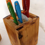 Ceppo per coltelli universale in legno naturale