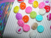Set 5 bottoni SMILE mixcolor mm.12