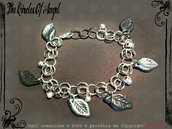 Bracciale in chainmail con charms in fimo