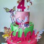 Torta Finta in crepla Winx fatta a mano