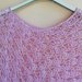 Poncho coprispalle in cotone rosa