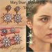 Orecchini Mary Stuart Reign serie tv stella rinascimento medioevale strass brillantini regalo regina