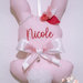 Fiocco Nascita Coniglio per bimbo bimba con ricamo personalizzato
