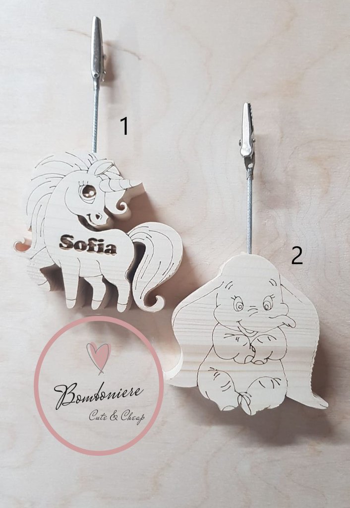 HERCHR 10 Portacarte Segnaposto In Legno Con Clip Metallica - Portafoto Rustico Per Numeri Tavolo, Biglietti D'Auguri E Decorazioni Fai Da Te Per Matrimonio, Compleanno E Natale