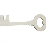 Chiave Decorativa In Legno - Forma Antica, 25x8.5 Cm, Per Fai Da Te E Arredo, Made In Italy - Foto 3