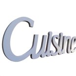 Scritta In Legno Cuisine Cm L 32x 12 H Spessore 8 Mm (rosso - 9