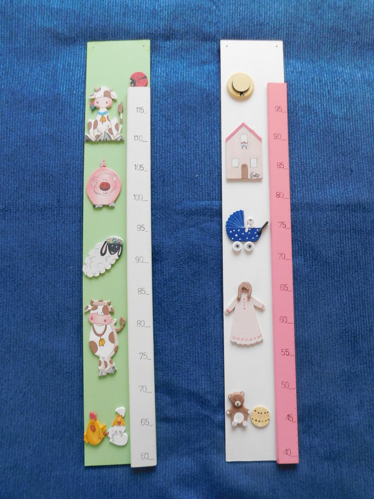 Metro Da Parete Per Bambini 200cm - Decorazione Murale Con Animali, Impermeabile E Facile Da Installare - Foto 9