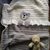 Copertina neonato a uncinetto in lana con orsetto, copertina con pizzo, regalo nascita, colori neutri