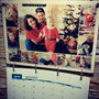 Calendario in legno con fototrasferimento 