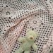 Coperta uncinetto lettino - Granny square  - Copertina rosa fatta a mano - coperta per letto - cameretta bambina - copertina shabby chic