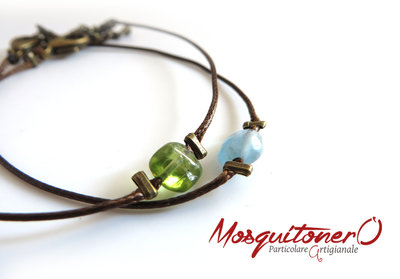 Bracciale uomo perle pietre Peridoto Olivina verde o Acquamarina azzurro ,per lui, Braccialetti semplice regolabile delicato Bracciale uomo perle pietre Peridoto Olivina verde o Acquamarina azzurro ,per lui, Braccialetti semplice regolabile delicato