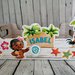 Scatola contenitore decorata Cartoni animati Vaiana Oceania Decorazioni personalizzate e nome Fiori IDEA REGALO BAMBINI Porta tutto