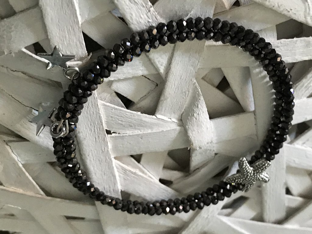 Bracciale A Stella Donna In Acciaio Inossidabile - Lunghezza 21 Cm, Design Moderno - 3