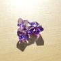 Perle a forma di farfalla - viola
