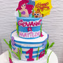 Torta scenografica Ariel e Nemo❤️ Compleanno gemellini