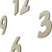 Numeri base in legno per orologi e il fai da te 2 kit