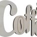 Scritta in Legno Coffee