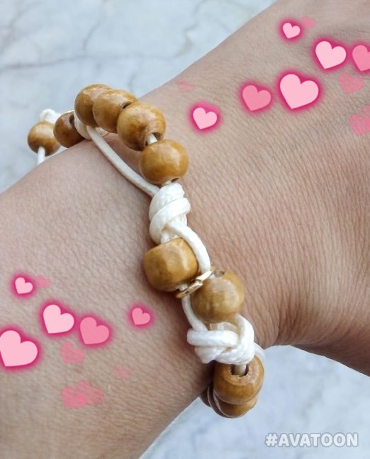 Bracciale Bohemien Multistrato con Perline di Legno