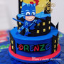 Torta Scenografica Finta Pjmask Gattoboy 