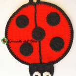 Portachiavi coccinella . idea regalo - Donna - Accessori - di Fanta