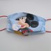 Maschera mascherina mask masks protettiva in cotone lavabile riutilizzabile topolino Mickey mouse bambino cartoni animati 
