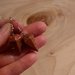 Orecchini lagertha vichinghi vikings pietra naturale regalo pendolo Golden Sand 