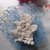 Sacra Famiglia su tralcio vite in 3d in gesso ceramico profumato su rete 