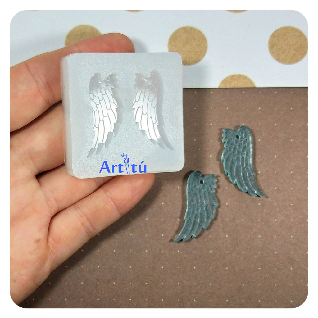 Stampini Silicone Per Gioielli Fai Da Te - 5 Forme Diverse (gatto, Cuore, Stella, Luna, Conchiglia) - Foto 8