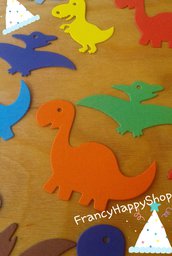 Coriandoli dinosauro decorazioni addobbi festa tavolo torta compleanno bambino bambina personalizzato multicolore personalizzato,tema dinosauri 