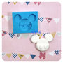 Stampo in silicone sagoma Topolino Mickey Mouse misura n2 per realizzare decorazioni in gesso resina paste modellabili
