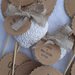 Segnaposto/bomboniera cuore in polvere di ceramica ,rustico