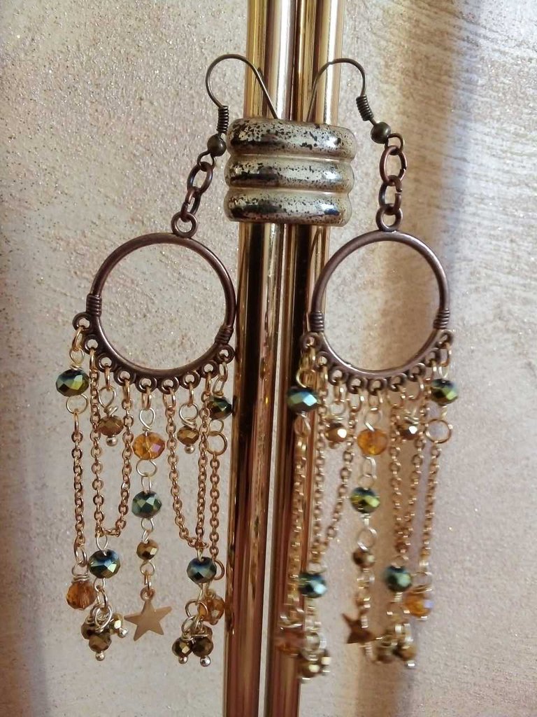 Orecchini Sole & Luna Asimmetrici – Gioielli Celesti Boho – O. LIVE LOVE